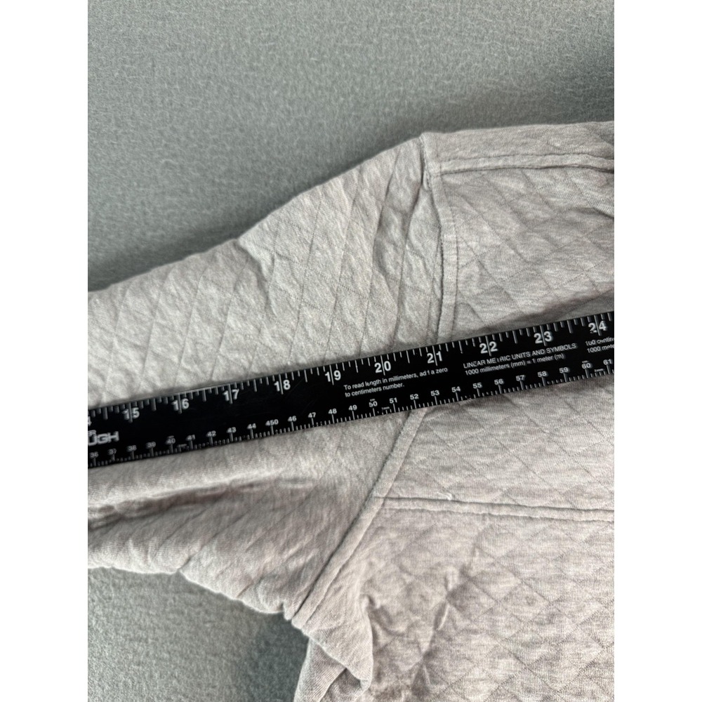 Patagonia Sweatshirt Womens M Gray Organic Cotton Quilt Snap-T Pullover Knit - Picture 6 of 10